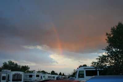 A Beautiful Rainbow to End the Day.